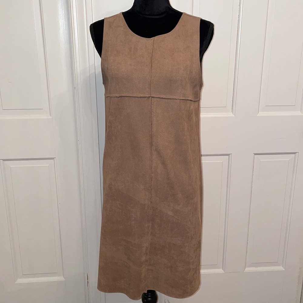 Ginger G Faux Suede Dress
